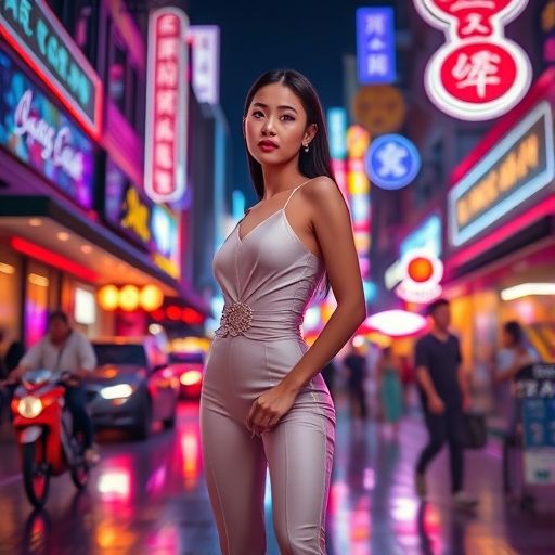 广州犬马之家周边夜场街景