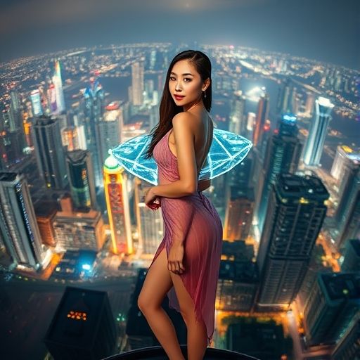 深圳夜场夜景灯火辉煌