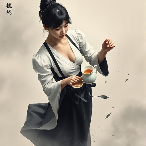 茶艺师展示专业冲泡手法