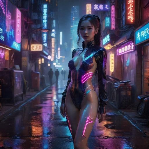 迷失在信息海洋的城市夜景