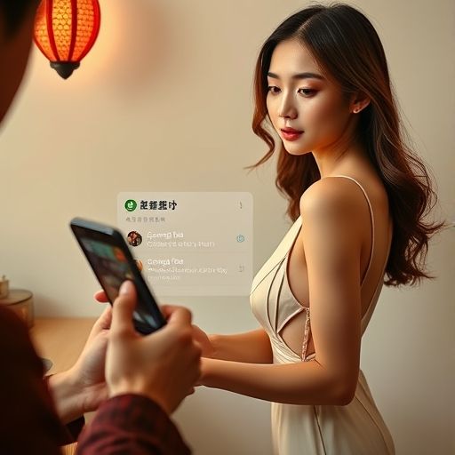 展示用户在手机应用上查看茶室外送评价