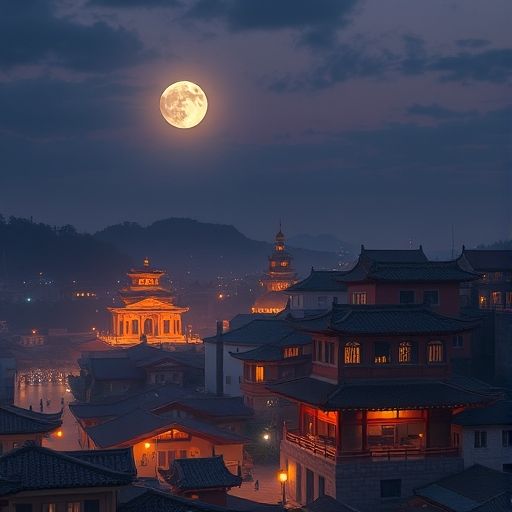 苏州夜场会所夜晚外观