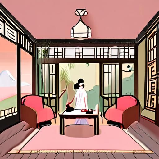 茶楼私密包厢温馨设计图