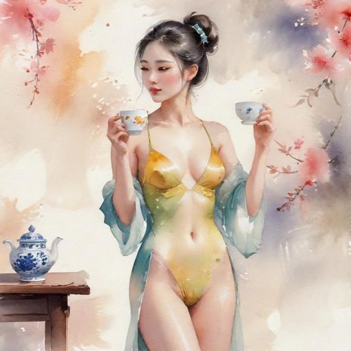 品茶时的优雅一刻