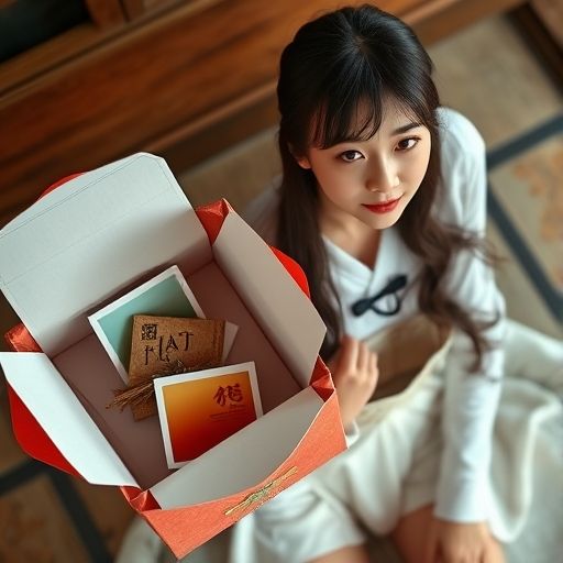 打开的茶叶外卖包装盒内容物
