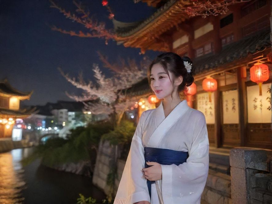 都市夜景，霓虹闪烁，诱惑无限。