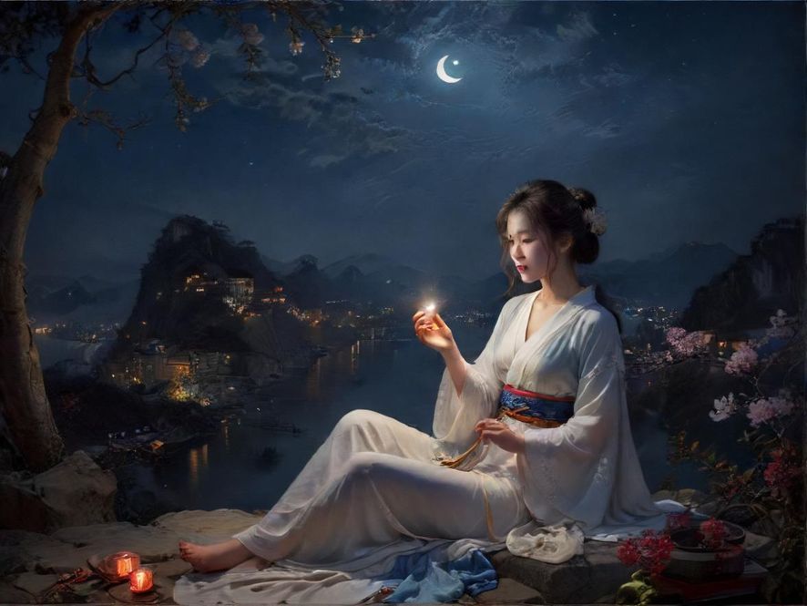 番禺夜场娱乐街头夜景