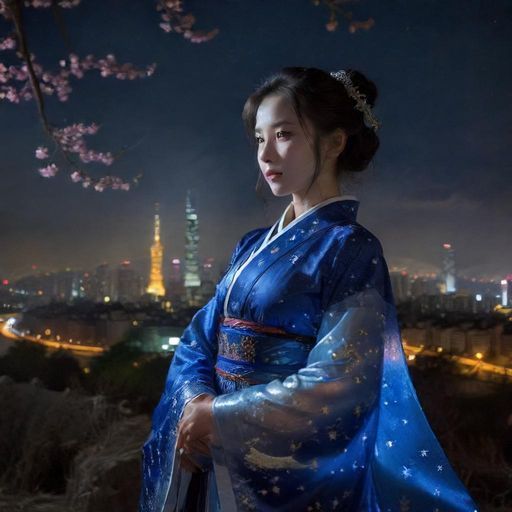 深圳夜景下的休闲会所