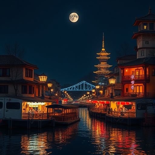 深圳罗湖桑拿会所夜景氛围图
