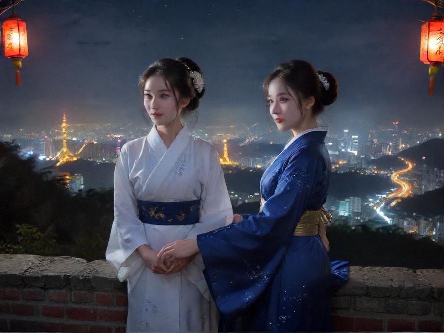 深圳长安区高端会所夜景