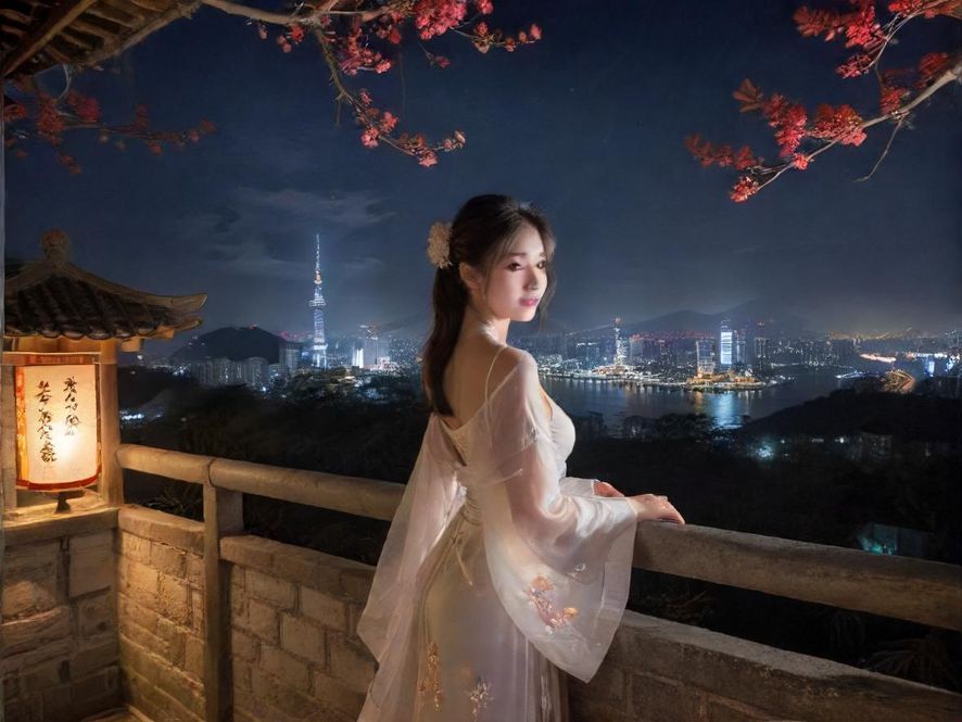 广州夜生活氛围展示