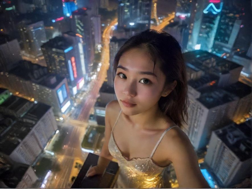 深圳夜生活街头景象