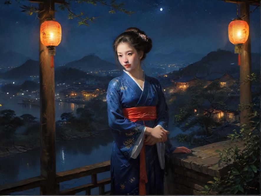广州番禺夜景，流光溢彩
