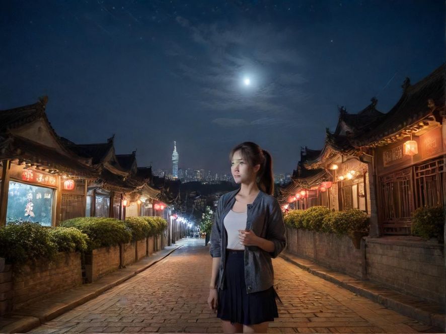 深圳夜场桑拿会所夜景外观