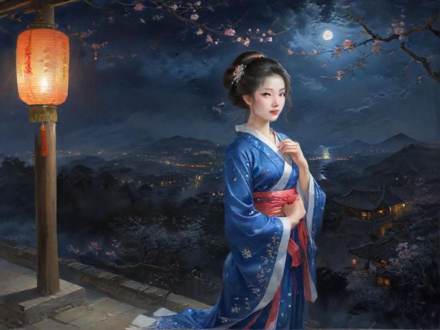 一个在手机上搜索广州夜场信息的抽象概念图