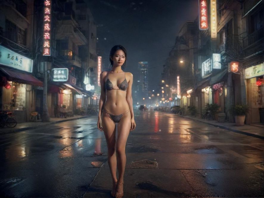广佛夜场的繁华景象