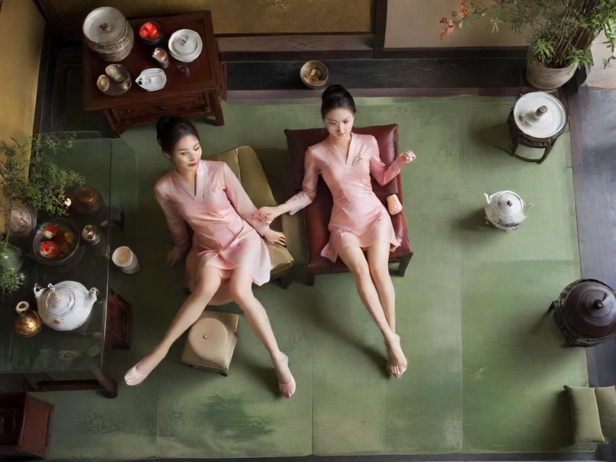 雅致茶室包间
