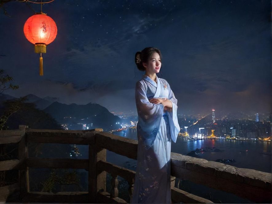广州天河某休闲会所入口夜景