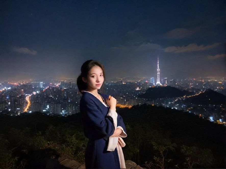 深圳福田会所夜景外观