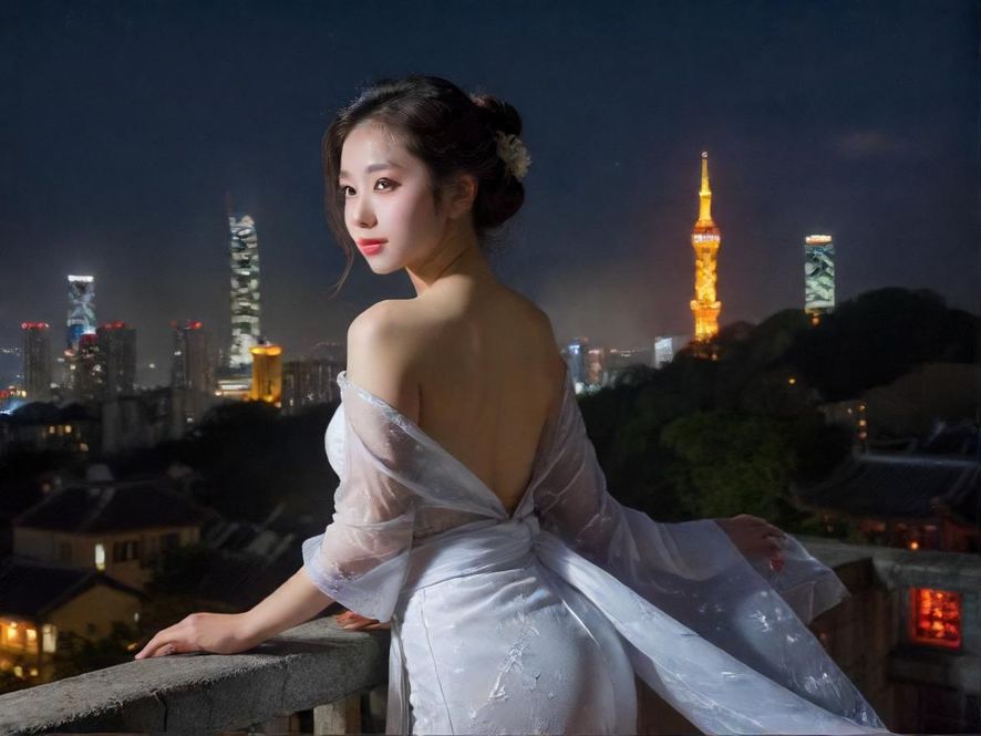 广佛城市的璀璨夜景