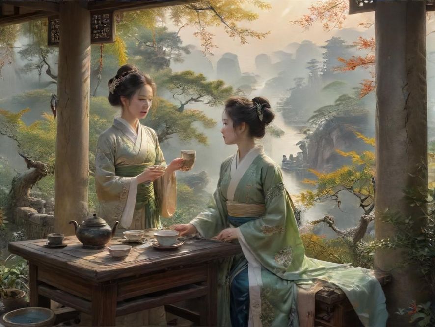 深圳罗湖喝茶工作室茶艺表演场景