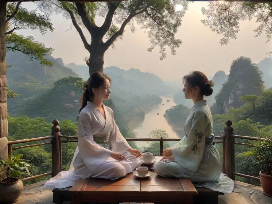 全国喝茶QM私密茶室氛围