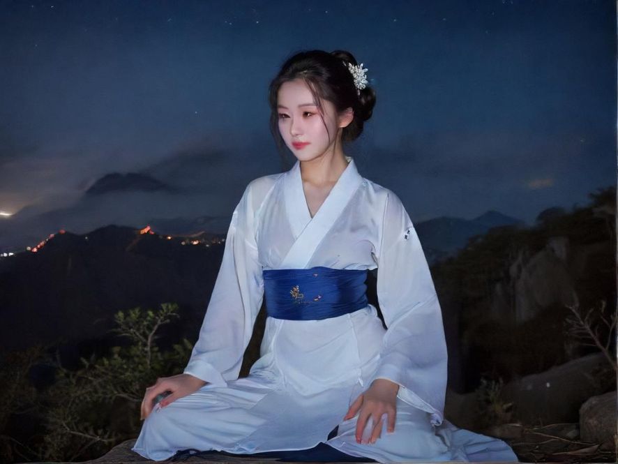 佛山夜场活动俯瞰视角