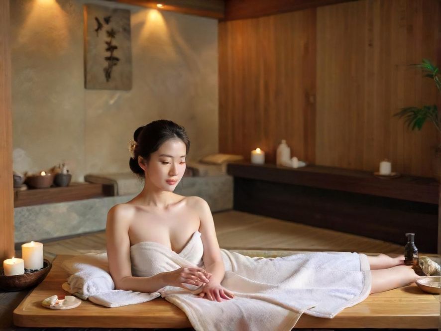 广州抓龙筋养生会所内部环境,柔和灯光营造放松氛围