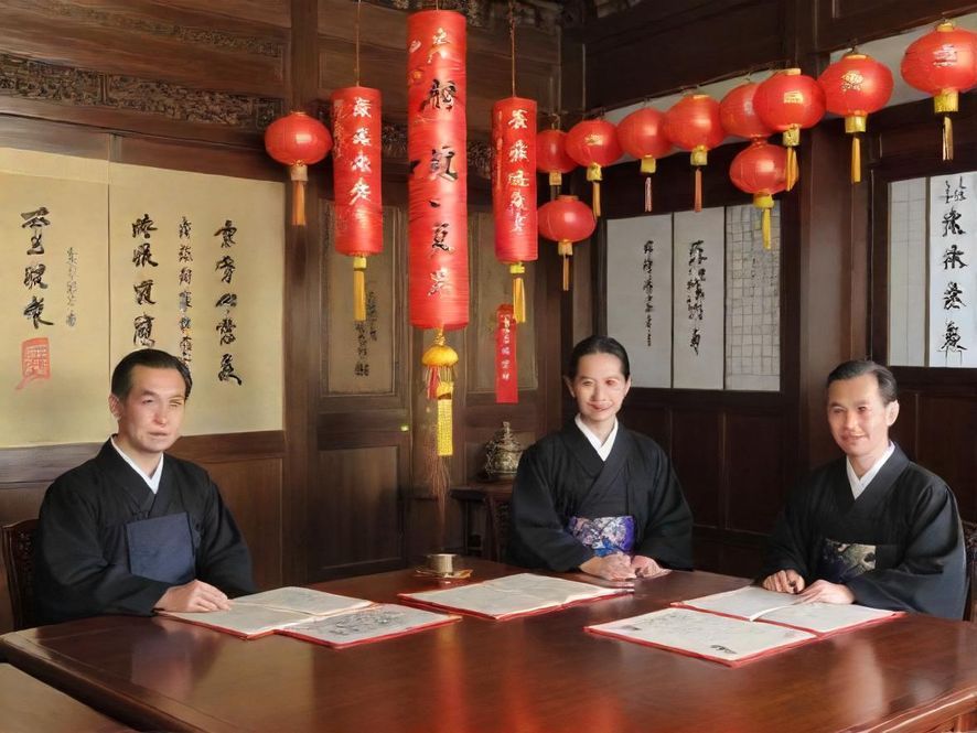 一处雅致会所的内部,柔和的灯光映照着舒适的沙发和墙上的艺术装饰,营造出静谧而奢华的氛围。