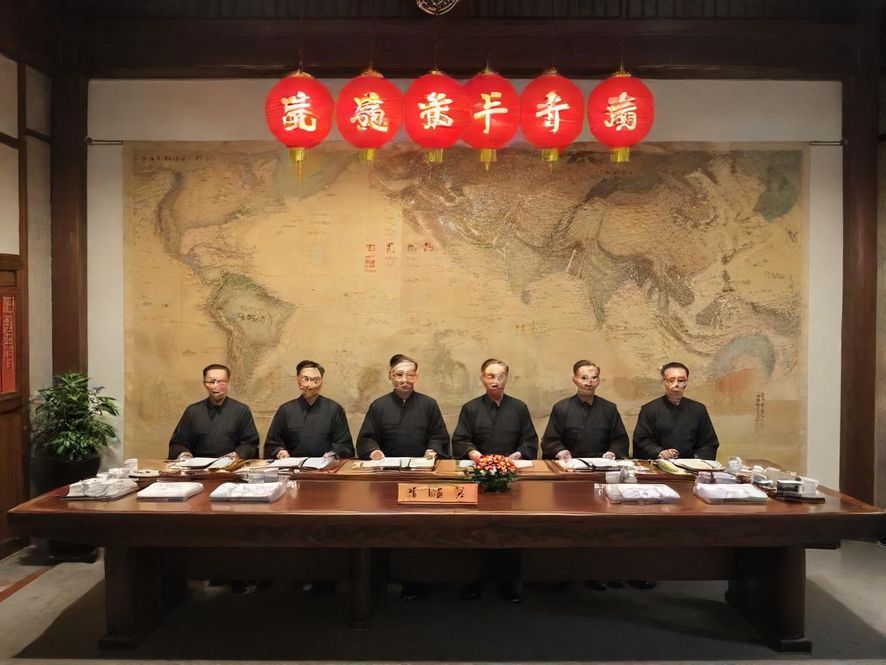 深圳TY会所大堂,融合现代与中式风格,营造奢华宁静氛围