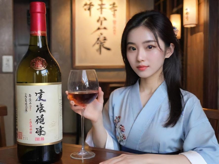 在私密高级酒吧里，一位优雅女性侧面特写，沉浸在轻松的氛围中